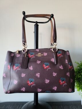 Coach Christie Carryall In Wildflower Print #F13768